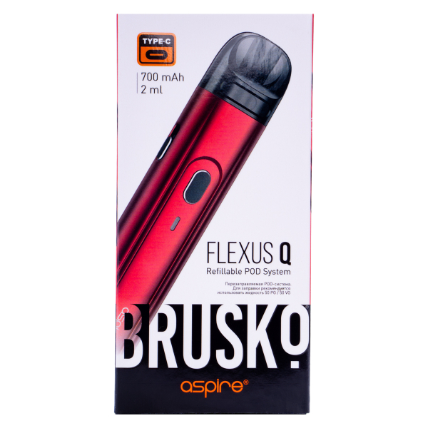 POD-система Brusko Flexus Q Красный в Красноярске