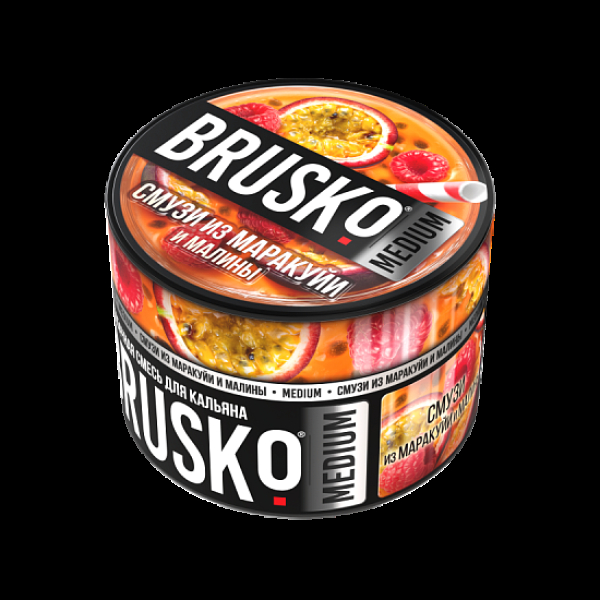Бестабачная смесь Brusko Смузи Из Маракуйи И Малины Medium 50 грамм в Красноярске