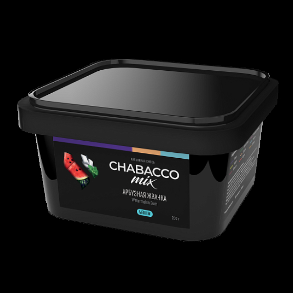Бестабачная смесь Chabacco Mix Watermelon Gum Арбузная Жвачка  Medium 200 грамм в Красноярске
