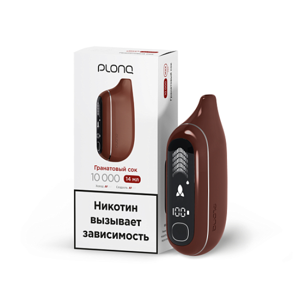 Электронка Plonq Max Pro   Гранатовый Сок 10000 затяжек в Красноярске