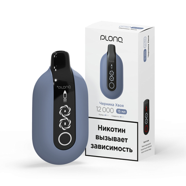 Электронка Plonq Ultra Черника Хвоя 12000 затяжек в Красноярске