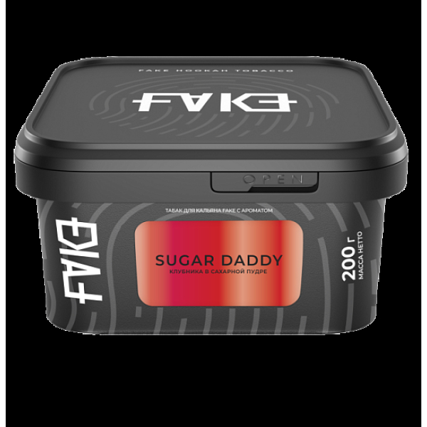 Табак Fake Sugar Daddy Клубника В Сахарной Пудре 200 грамм в Красноярске