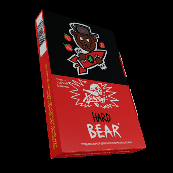 Табак Хулиган Hard Bear Клубника С Елкой 25 грамм в Красноярске