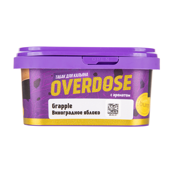 Табак Overdose Grapple 200 грамм в Красноярске