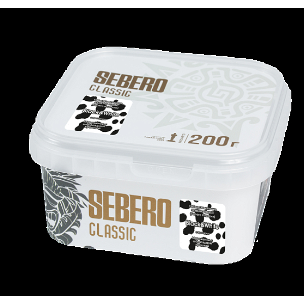 Табак Sebero Black& White 200 грамм в Красноярске