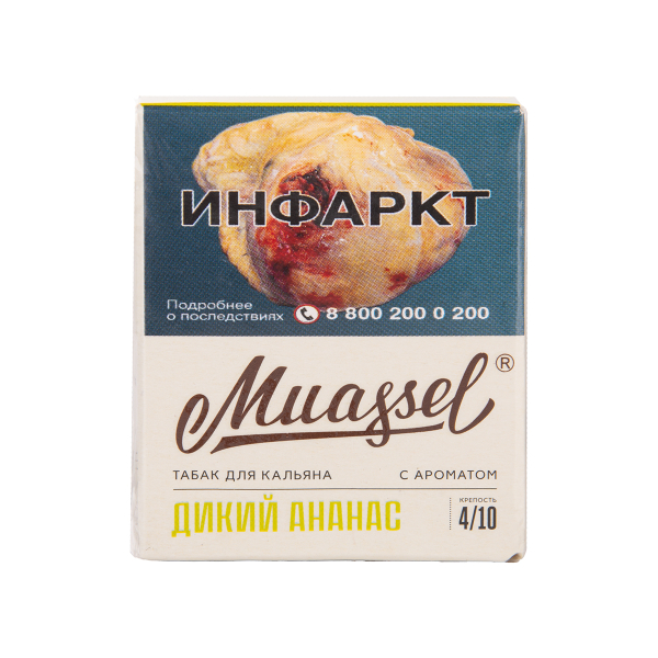 Табак Muassel Medium Дикий Ананас 40 грамм в Красноярске