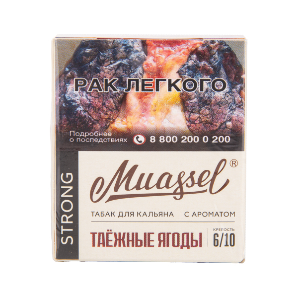 Табак Muassel Strong Таёжные Ягоды 40 грамм в Красноярске
