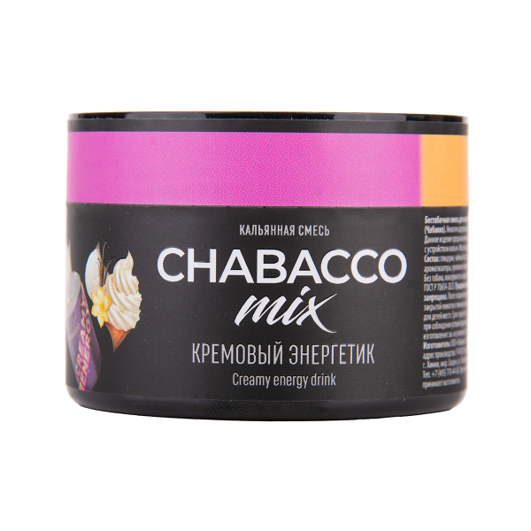 Бестабачная смесь Chabacco Mix Medium Creamy Energy Drink 40 грамм в Красноярске