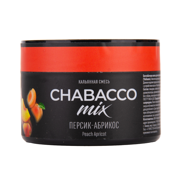 Бестабачная смесь Chabacco Mix Medium Peach Apricot 40 грамм в Красноярске