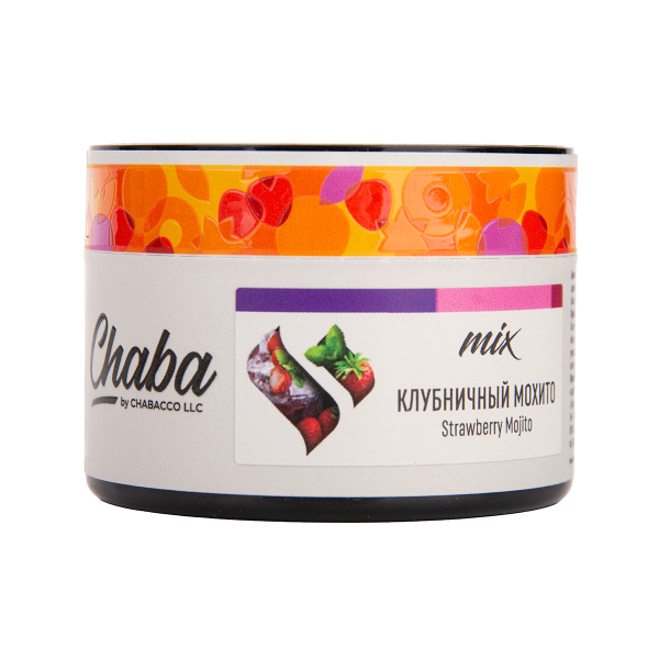 Бестабачная смесь Chaba Mix Strawberry Mojito Nicotine Free 50 грамм в Красноярске
