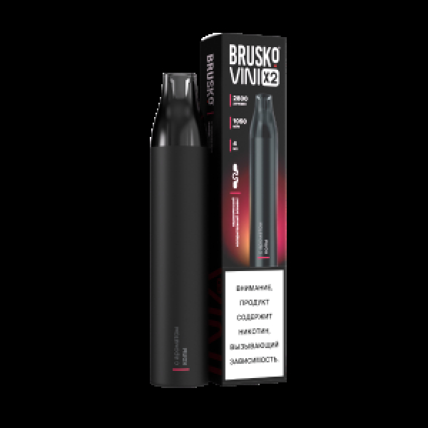 Электронка Brusko Vini X2 Кола 2800 затяжек в Красноярске