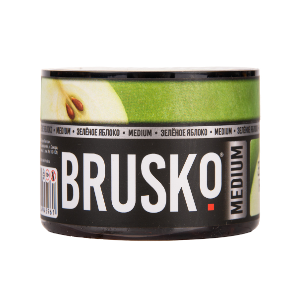 Бестабачная смесь Brusko Zero Зелёное Яблоко 50 грамм в Красноярске