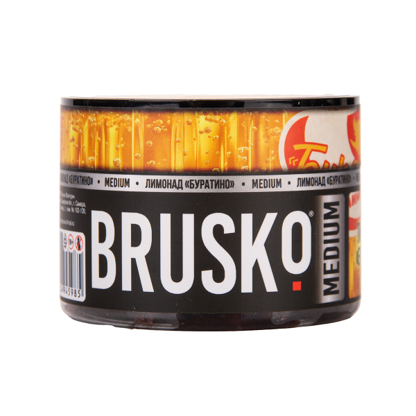 Бестабачная смесь Brusko Zero Лимонад  Буратино 50 грамм в Красноярске