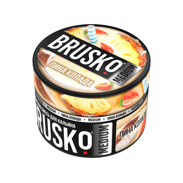 Бестабачная смесь Brusko Zero Пина Колада 50 грамм в Красноярске