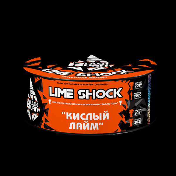 Табак BlackBurn Lime Shock 100 грамм в Красноярске