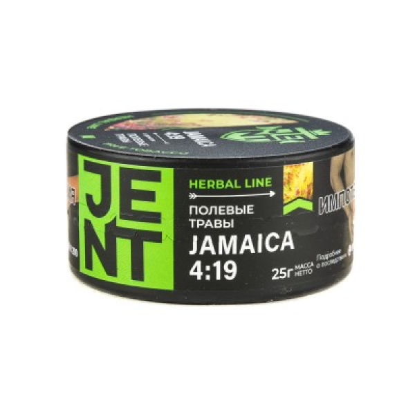 Табак Jent Herbal Line Jamaica 4 19 Полевые Травы 25 грамм в Красноярске