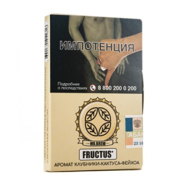 Табак Mr Brew Fructus Аромат Клубники Кактуса Фейхоа 25 грамм в Красноярске