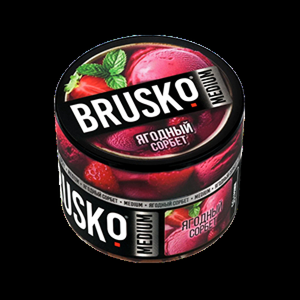 Бестабачная смесь Brusko Ягодный Сорбет 50 грамм в Красноярске