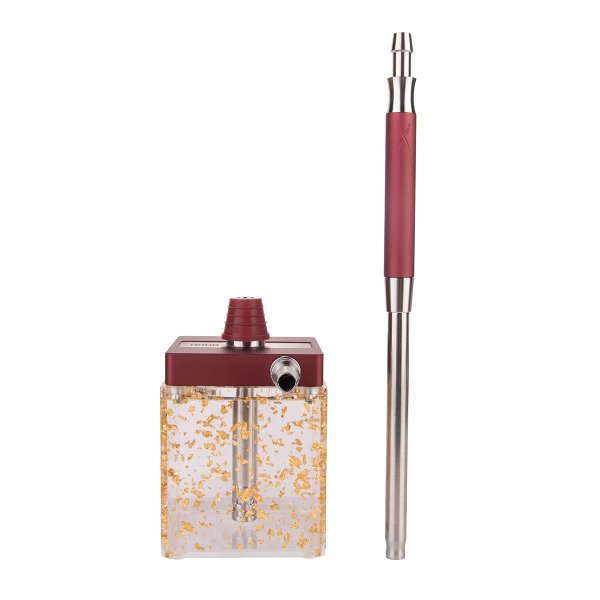 Кальян Hoob Subatom Wine Red X Ss | Cube Mini Gold в Красноярске