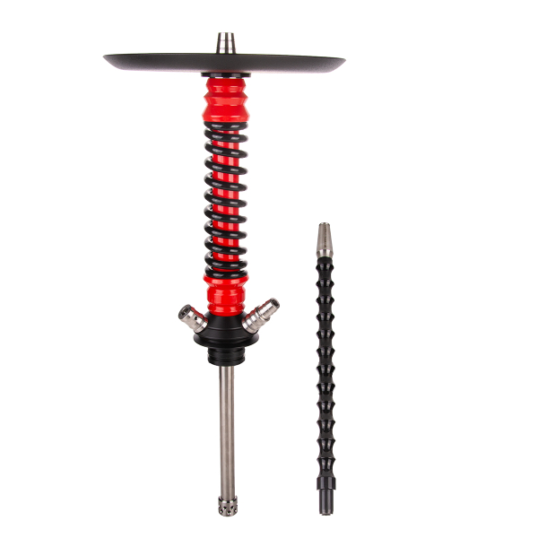 Кальян Mamay Customs Coilover Mini  Красный Чёрный в Красноярске