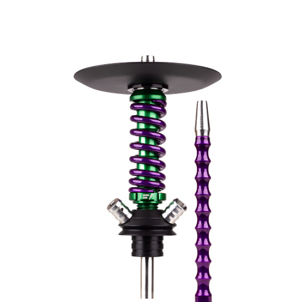 Кальян Mamay Customs Coilovers Micro Anod Green Фиолетовый Лак в Красноярске