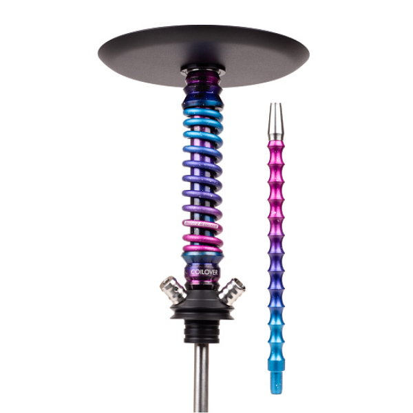 Кальян Mamay Customs Coilovers Mini Special Anod Dark Space Blue Space в Красноярске