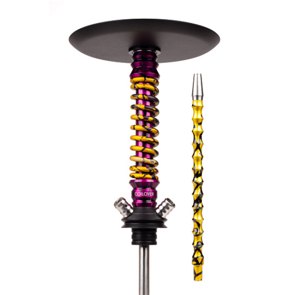 Кальян Mamay Customs Coilovers Mini Special Anod Purple Splash Gold Splash в Красноярске
