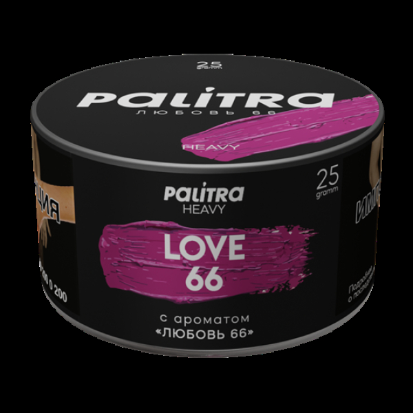 Табак Palitra Heavy Любовь 66 Love 66 25 грамм в Красноярске