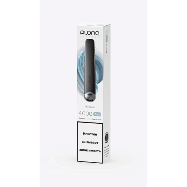 Электронка Plonq Plus Pro Black Чистый 4000 затяжек в Красноярске
