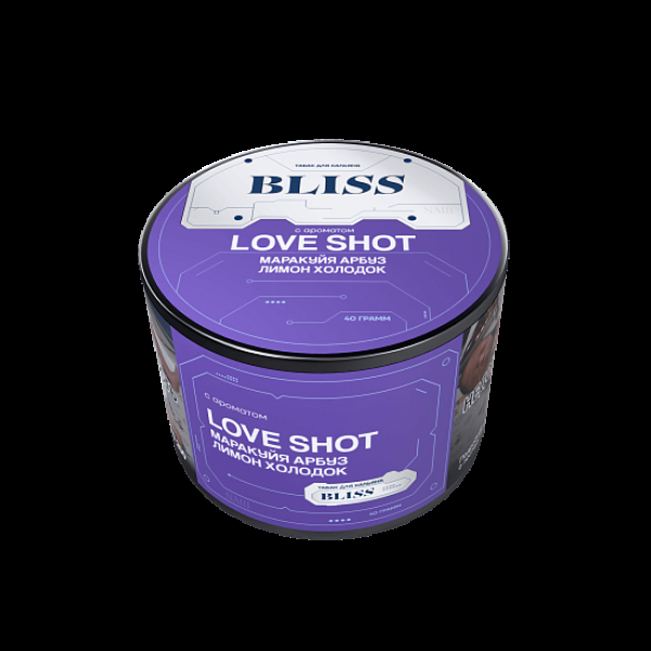 Табак Bliss Love Shot Маракуйя Арбуз Лимон Холодок 40 грамм в Красноярске