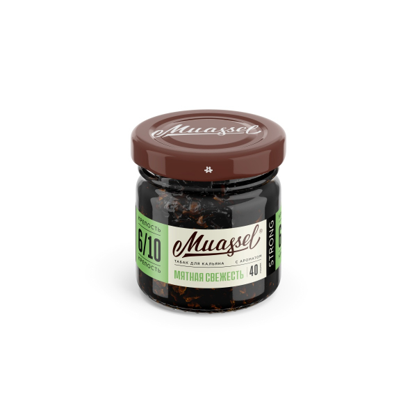 Табак Muassel Extra Strong Мятная Свежесть 40 грамм в Красноярске