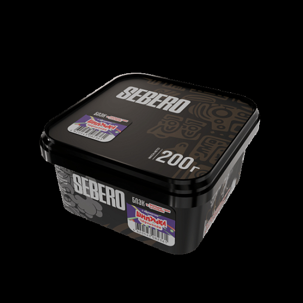 Табак Sebero Black Бчк Черничная Шипучка 200 грамм в Красноярске