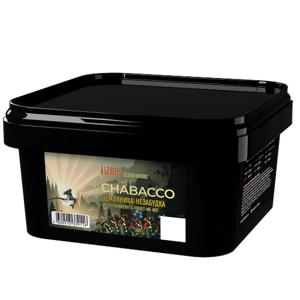 Бестабачная смесь Chabacco Le Strawberry & Forget Me Not Земляника Незабудка Medium 200 грамм в Красноярске