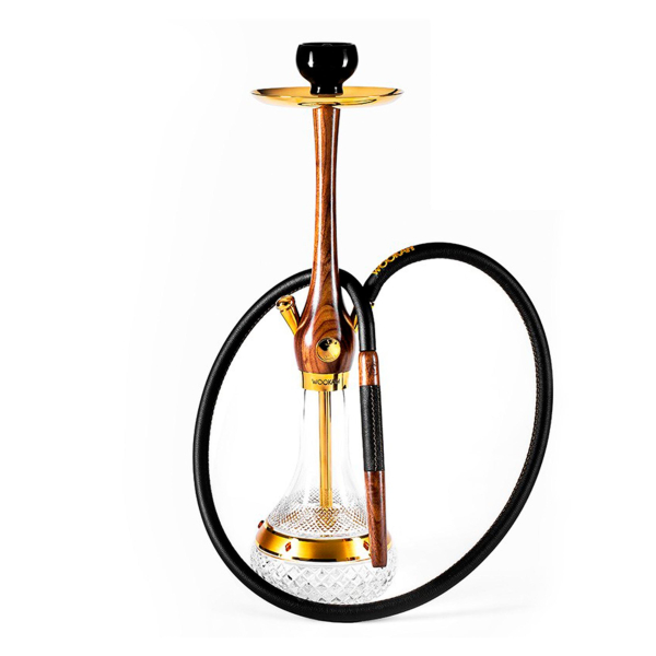 Кальян Wookah Walnut Gold Amber Click (золотой, 64 см) в Красноярске